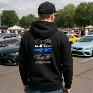Mikina s potlačou LAMBORGHINI AVENTADOR