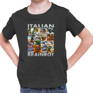 Tričko Italian brainbot vzor