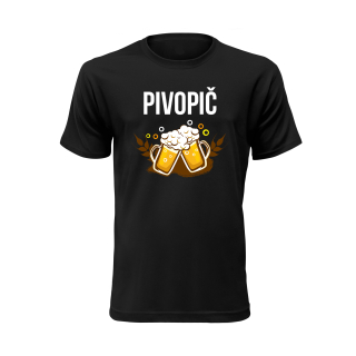 Vtipné tričko s potlačou "Pivopič"