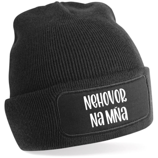 Zimná čiapka s potlačou "Nehovor na mňa"