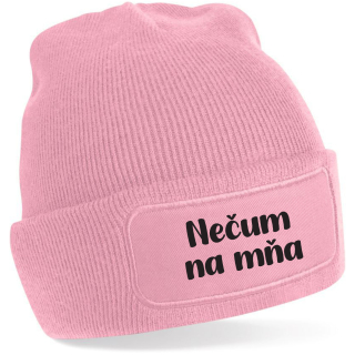 Zimná čiapka s potlačou "Nečum na mňa"