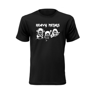 Vtipné tričko s potlačou "Heavy Metals"