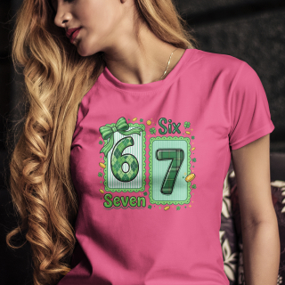 Tričko s potlačou "Six Seven štvorlístok"