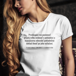 Tričko s potlačou "Predávajúci má povinnosť...."
