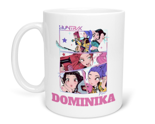 Hrnček s potlačou HUNTRIX s menom na želanie