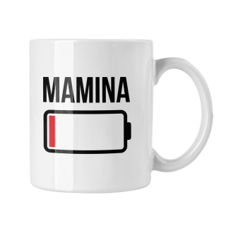 Hrnček s potlačou Mamina baterka