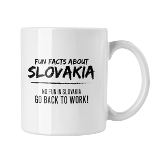 Hrnček s potlačou Fun facts about Slovakia