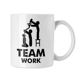 Hrnček s potlačou Team work