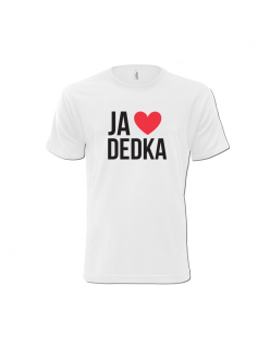 Vtipné tričko s potlačou "Ja ľúbim dedka"