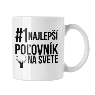 Hrnček s potlačou Najlepší poľovník na svete