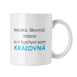 Hrnček s potlačou KRÁĽOVNÁ