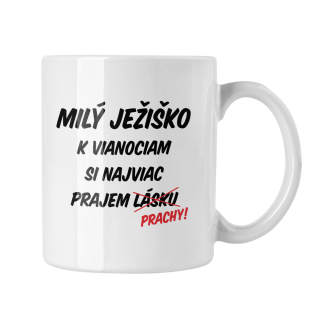 Hrnček s potlačou Milý Ježiško