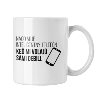 Hrnček s potlačou Inteligentný telefón