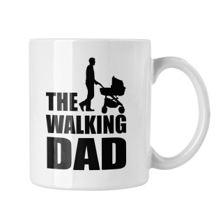 Hrnček s potlačou The walking dad