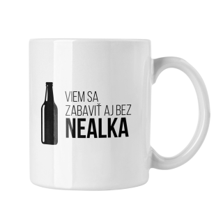 Hrnček s potlačou Viem sa zabaviť aj bez nealka