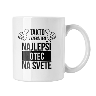 Hrnček s potlačou Ten najlepší otec na svete