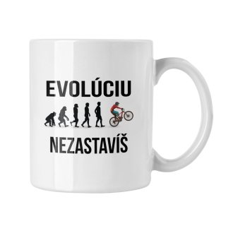 Hrnček s potlačou Evolúciu nezastavíš