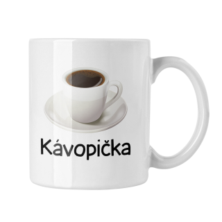Hrnček s potlačou Kávopička