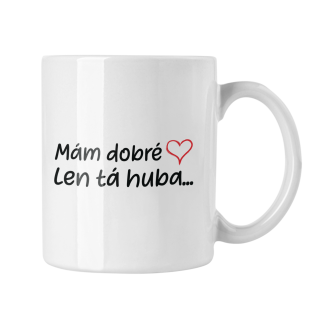 Hrnček s potlačou Mám dobré srdce