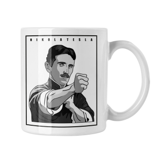 Hrnček s potlačou Nikola Tesla