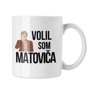 Hrnček s potlačou Volil som Matoviča