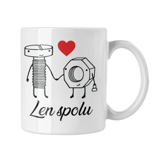 Hrnček s potlačou Len Spolu