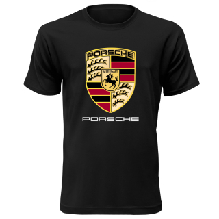 Autičkárske tričko s potlačou "Porsche"