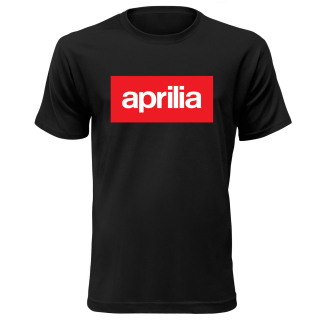 Motorkárske tričko s potlačou "aprilia" 2