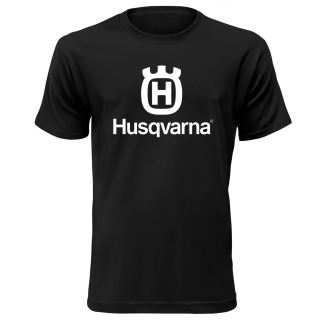 Motorkárske tričko s potlačou "Husqvarna"