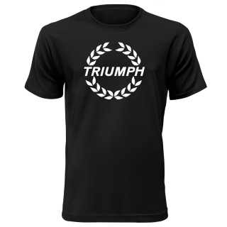 Motorkárske tričko s potlačou "Triumph"