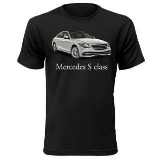 Autičkárske tričko s potlačou "Mercedes"