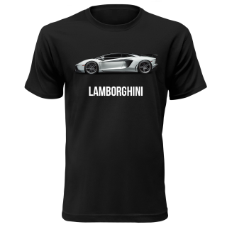 Autičkárske tričko s potlačou "Lamborghini"