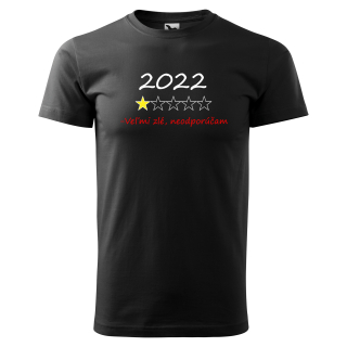 Vtipné tričko s potlačou "2022"