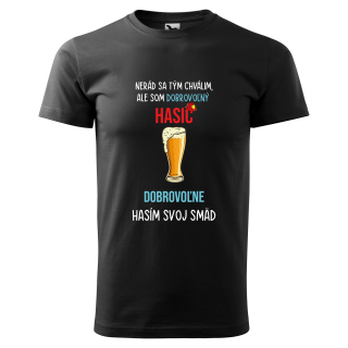 Vtipné tričko s potlačou "Nerád sa tým chválim"