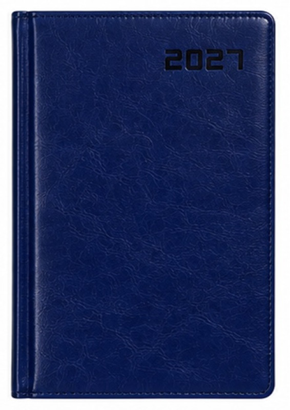 Diár A5 2027 – modrá farba obalu bez personalizácie